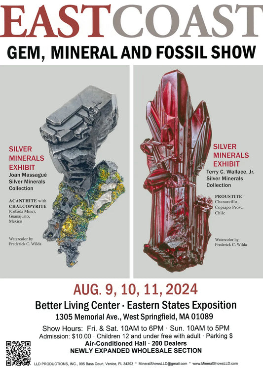 Swing by Lumina at booth #9 at the East Coast Gem, Mineral and Fossil Show.