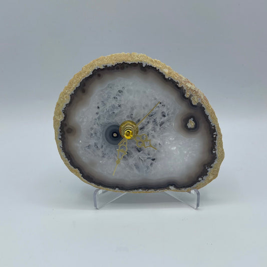 Clock Natural Agate