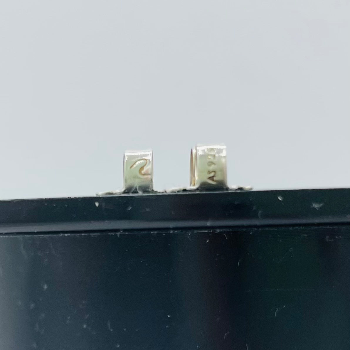 Bi-Color Argentium Silver Earrings