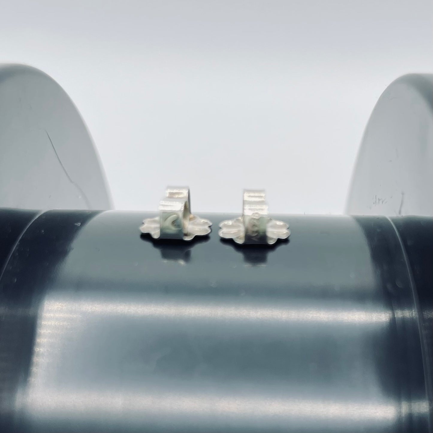 Bi-Color Argentium Silver Earrings