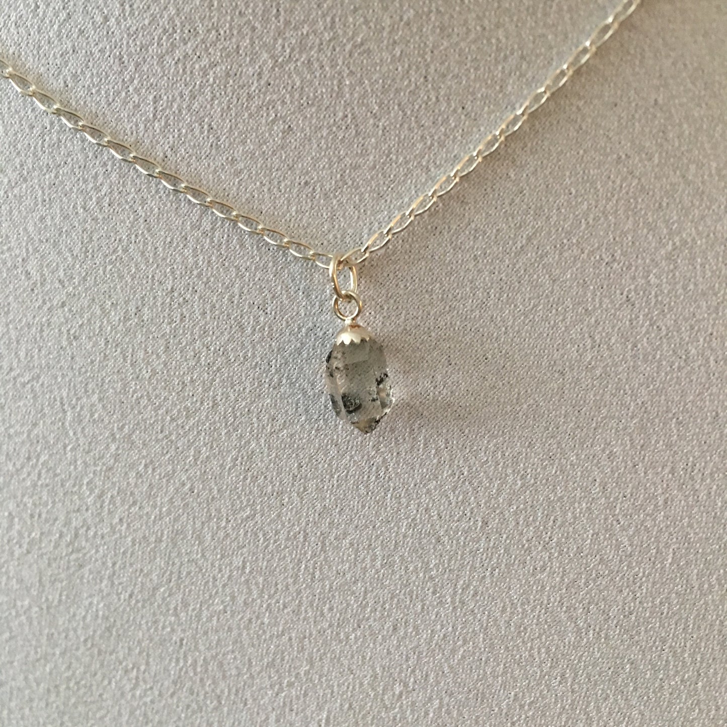 Herkimer Diamond 1.70 ct Sterling Silver Necklace