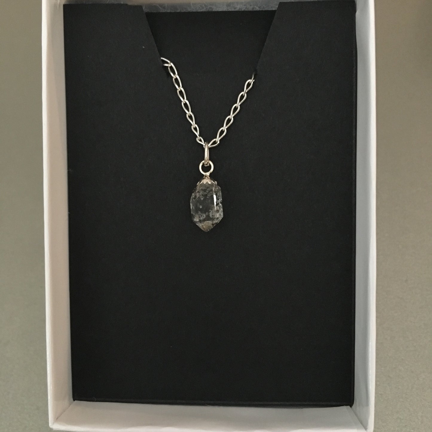 Herkimer Diamond 1.70 ct Sterling Silver Necklace