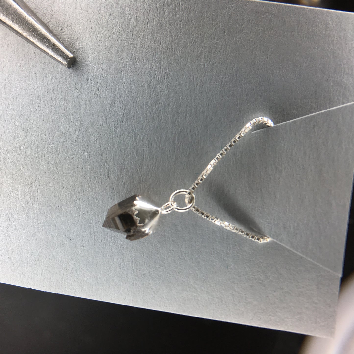 Smokey Quartz 2.05 ct Sterling Silver Necklace