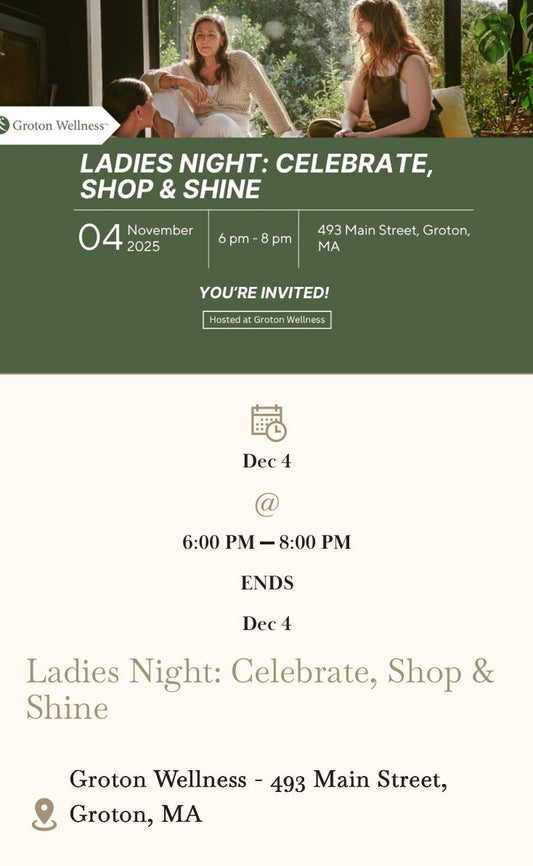 Ladies Night Groton Wellness Flyer 