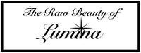 Logo that says The Raw Beauty of Lumina