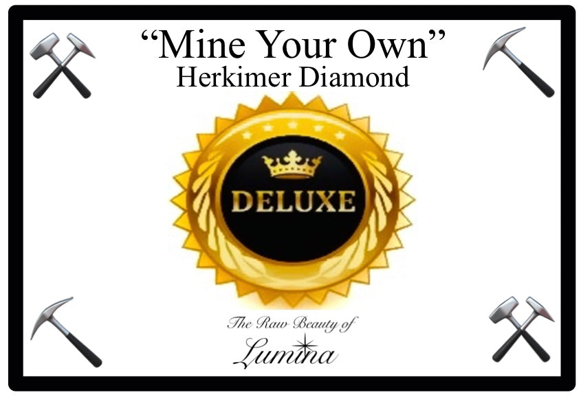 Deluxe Herkimer Diamond Bucket signage