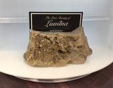 This Unique Business card holder is perfect for the office, home business or for that special someone.   This business card holder contains a micro Herkimer Diamond, Druzy and Calcite Crystals in a Dolomite Matrix.  This piece was mined in Herkimer New York.  Formed over 500 millions years ago this is a one of a kind gift that cannot be duplicated.  Business Card Gap is 1cm