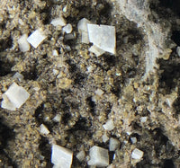 This Unique Business card holder is perfect for the office, home business or for that special someone.   This business card holder contains a micro Herkimer Diamond, Druzy and Calcite Crystals in a Dolomite Matrix.  This piece was mined in Herkimer New York.  Formed over 500 millions years ago this is a one of a kind gift that cannot be duplicated.  Business Card Gap is 1cm