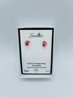 Bi-Color Argentium Silver Earrings