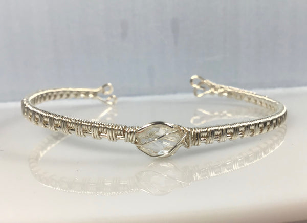 Herkimer Diamond Caged Bracelet | Saressa Designs®