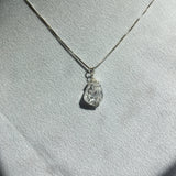 Herkimer Diamond 6.55 ct Sterling Silver Necklace