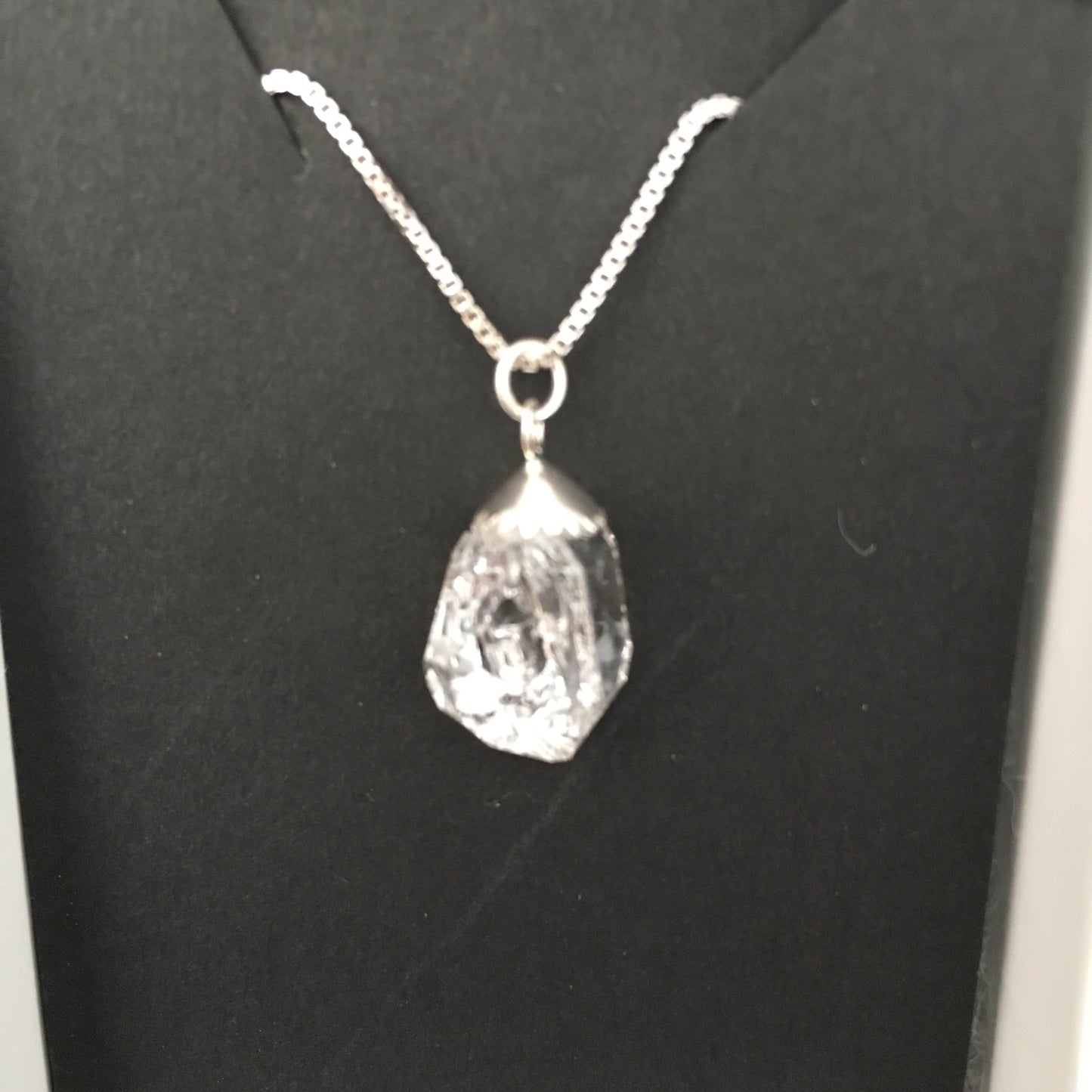Herkimer Diamond 6.55 ct Sterling Silver Necklace
