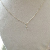 Herkimer Diamond 0.95 ct Sterling Silver Necklace