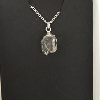 Herkimer Diamond Twin 4.10 ct Sterling Silver Necklace