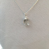 Herkimer Diamond Twin 4.10 ct Sterling Silver Necklace