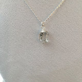 Herkimer Diamond Twin 4.10 ct Sterling Silver Necklace
