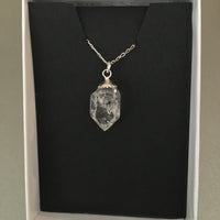 Herkimer Diamond 8.85 ct Sterling Silver Necklace